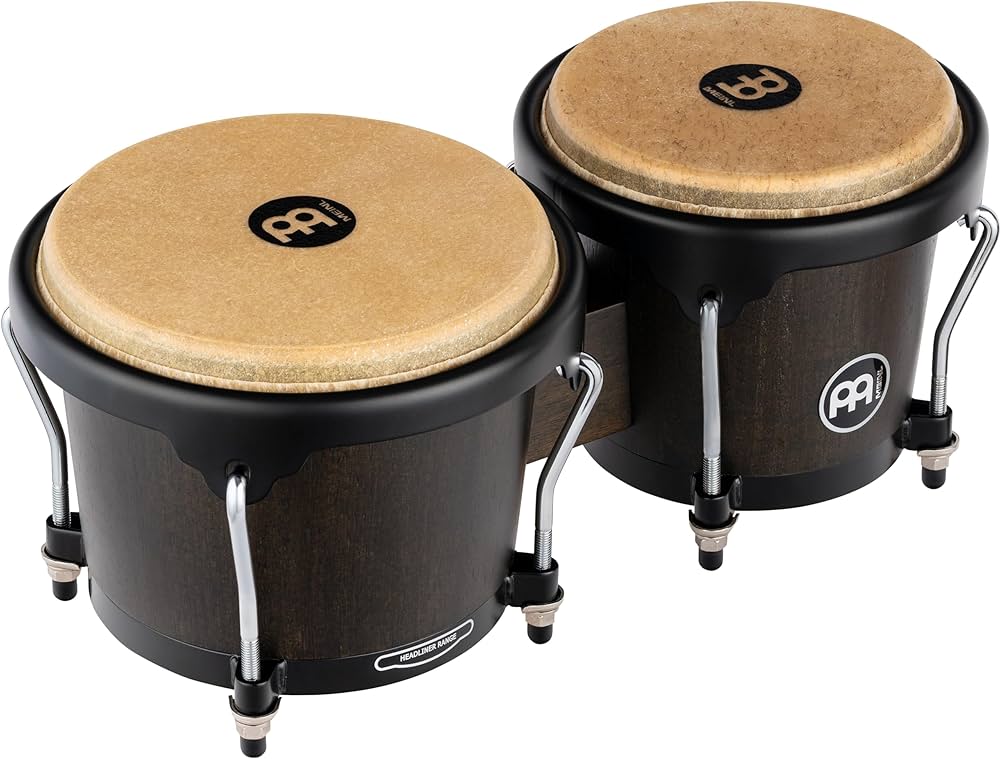 Meinl ウッドボンゴ HEADLINER SERIES Meinl Percussion Bongos Headliner Wood – 2 Bongosy 6,75 i 8